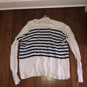 Striped cashmere shirt